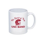 USC Trojans White Spirit of Troy USC Band Mug